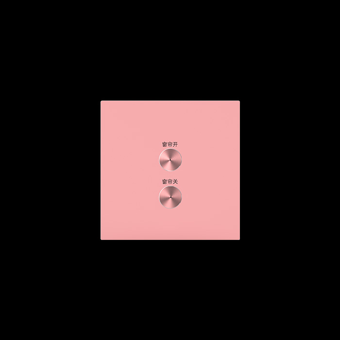TMS-D-ZJ-C-C01粉  一路窗帘面板-粉