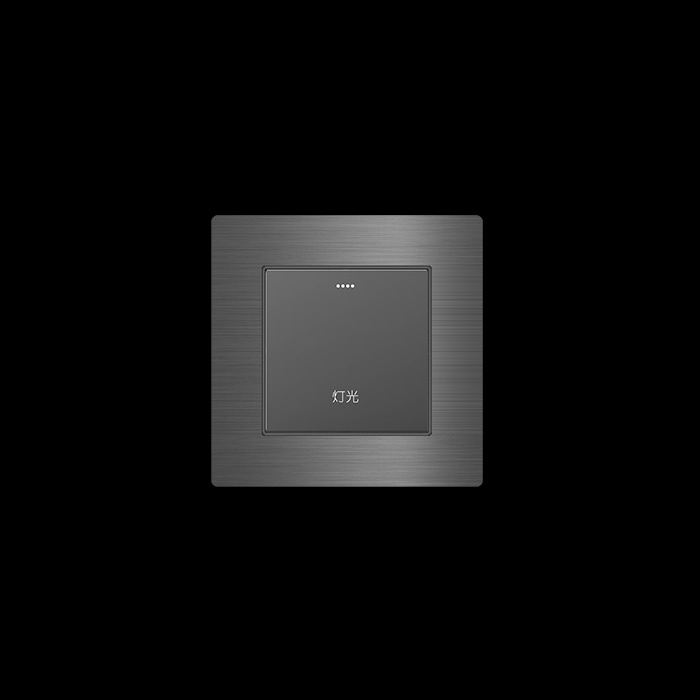 TMS-D-ZJ-F-D01灰 一路灯光面板-灰